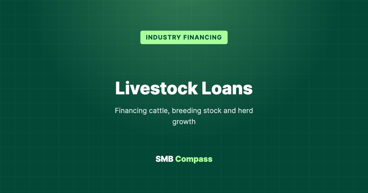 Livestock Loans — Financing cattle, breeding stock and herd growth