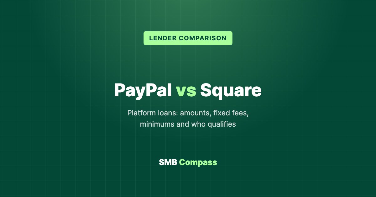 PayPal Working Capital vs Square Loans 2026: Compared