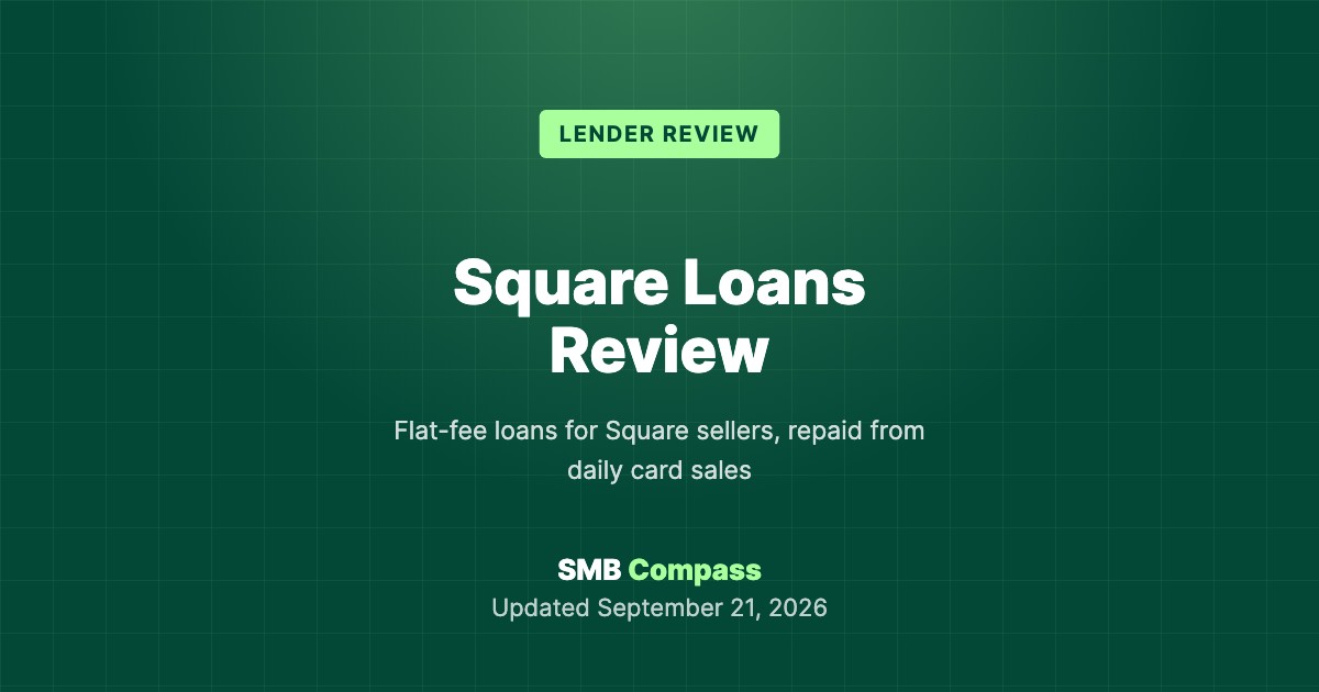 Square Loans Review — Flat-fee loans for Square sellers, repaid from daily card sales