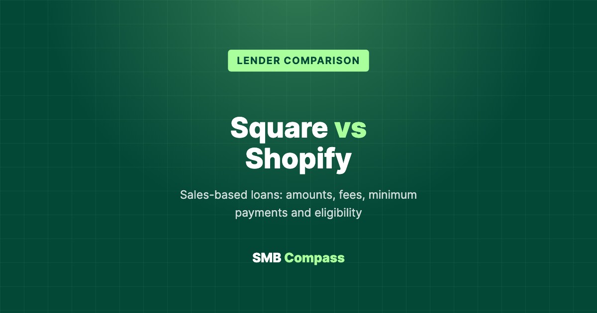 Square Loans vs Shopify Capital 2026: Fees, Terms and Fit