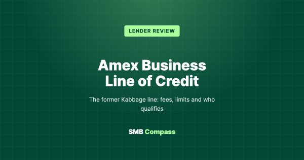 Amex Business Line of Credit — The former Kabbage line: fees, limits and who qualifies