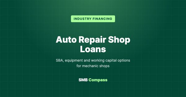 Auto Repair Shop Loans — SBA, equipment and working capital options for mechanic shops