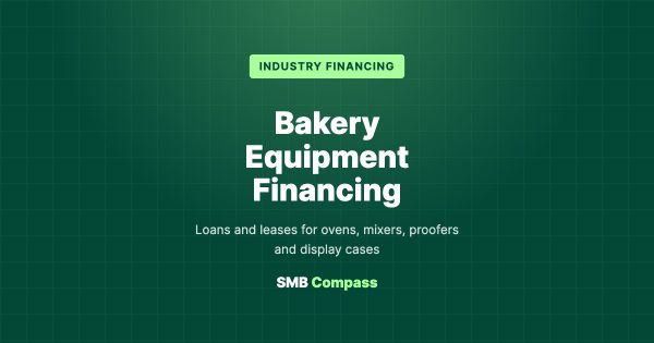 Bakery Equipment Financing — Loans and leases for ovens, mixers, proofers and display cases