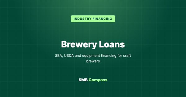 Brewery Loans — SBA, USDA and equipment financing for craft brewers