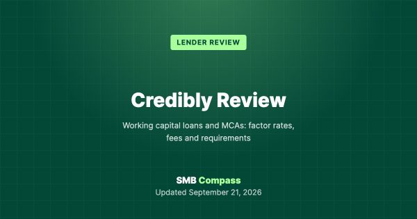 Credibly Review — Working capital loans and MCAs: factor rates, fees and requirements