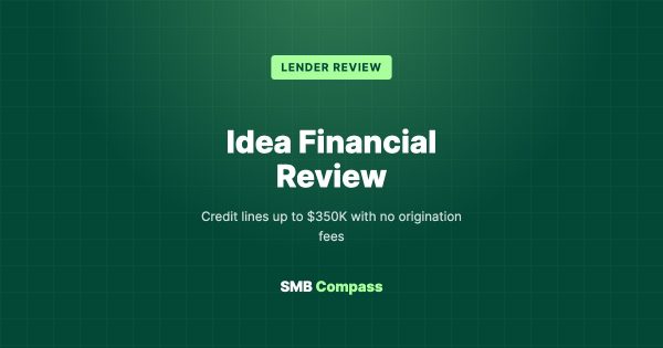 Idea Financial Review — Credit lines up to $350K with no origination fees
