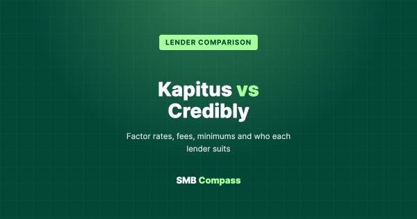 Kapitus vs Credibly — Factor rates, fees, minimums and who each lender suits