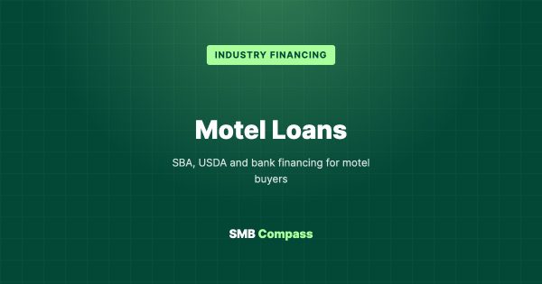 Motel Loans — SBA, USDA and bank financing for motel buyers