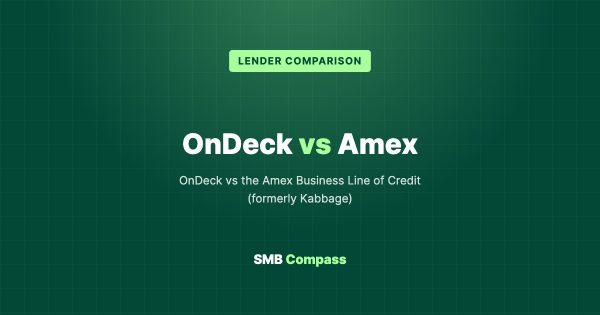 OnDeck vs Amex — OnDeck vs the Amex Business Line of Credit (formerly Kabbage)