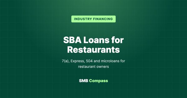 SBA Loans for Restaurants — 7(a), Express, 504 and microloans for restaurant owners