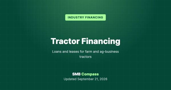 Tractor Financing — Loans and leases for farm and ag-business tractors